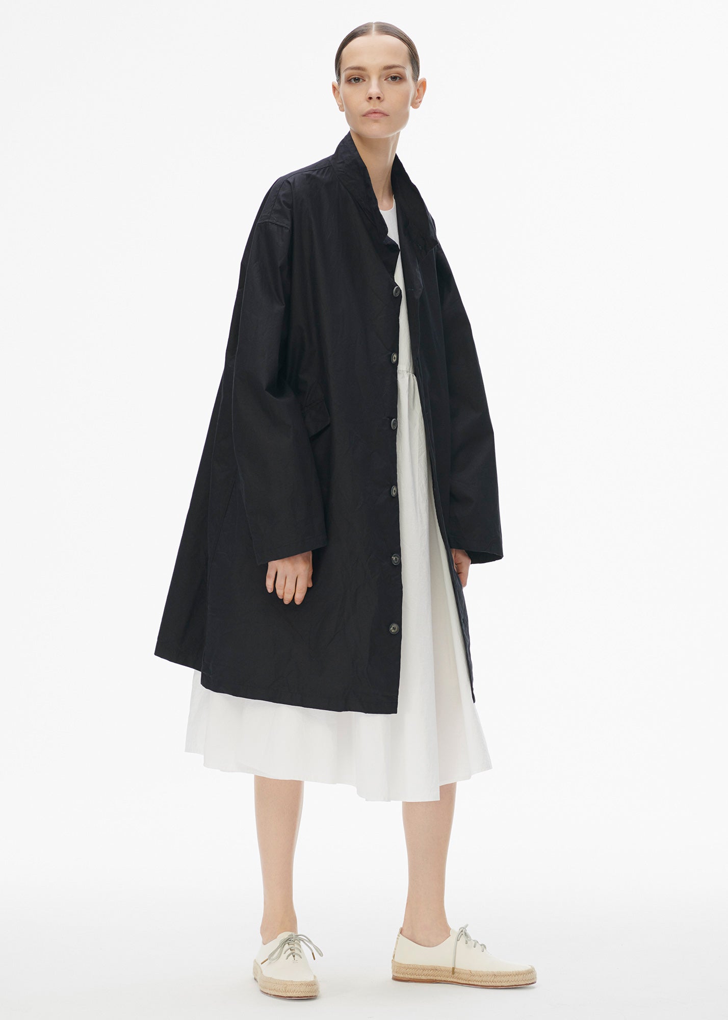 Bergfabel Oversized Coat Navy | Tiina The Store