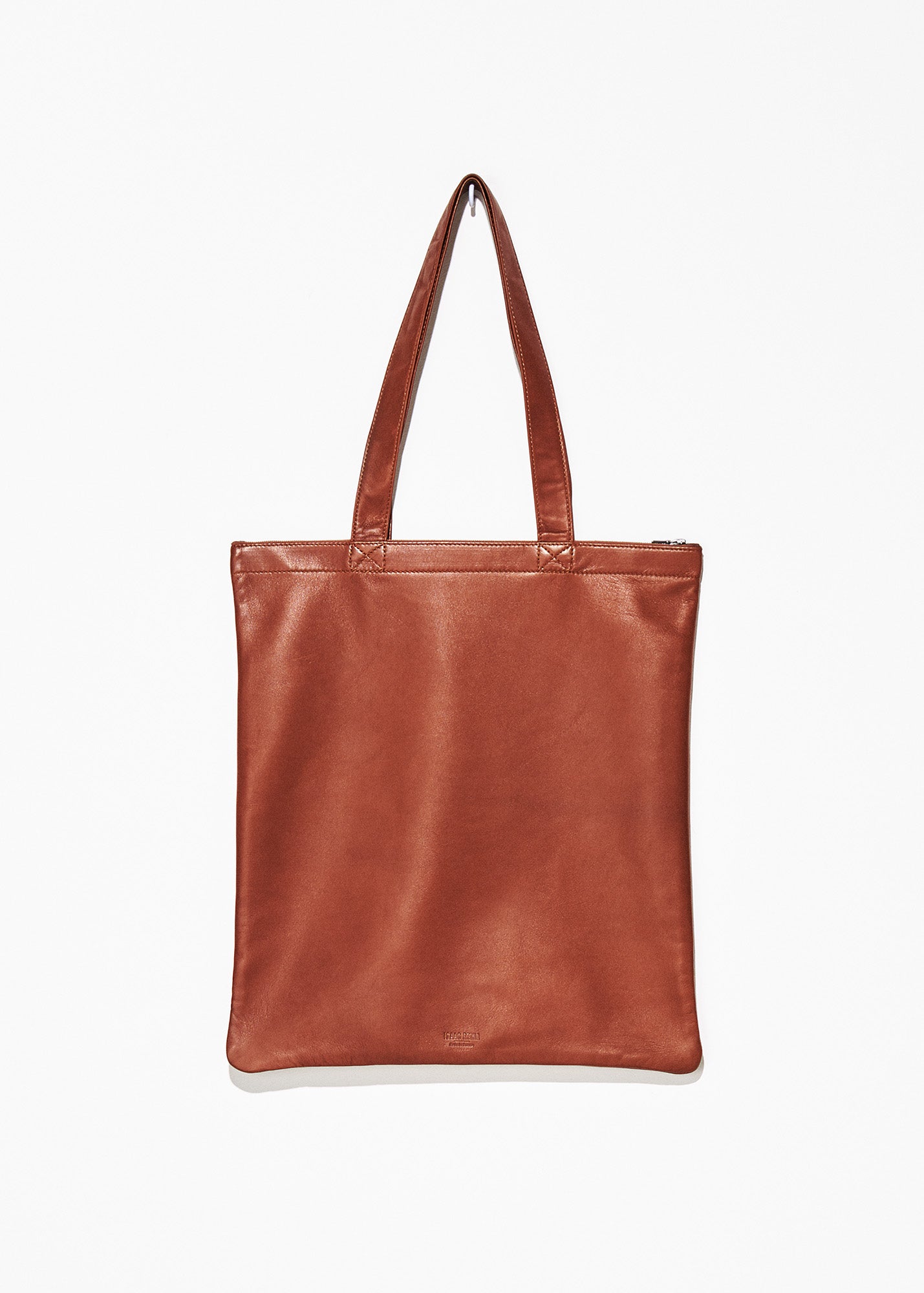 Ultrasoft Tote With Zip Dark Honey - TIINA the STORE